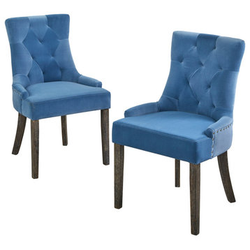 Ariane Dining Chair, Blue, Set of 2