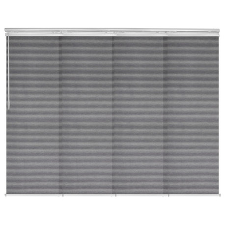 Rubi 4-Panel Track Extendable Vertical Blinds 48-88"W