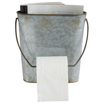 Magazine/Toilet Paper Wall Tin Bucket