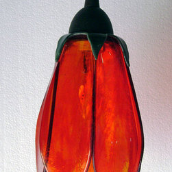 Glass Pendant Lights - Tulip Shaped - Pendant Lighting