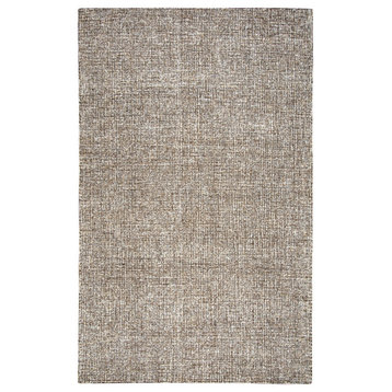 Rizzy Home Brindleton BR360A Brown Solid Area Rug, Round 10' x 10'