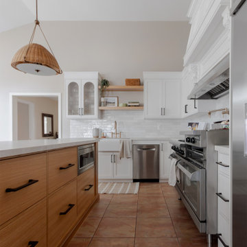 Rift Oak Island Drawers & Farmhouse Sink — Caledon ON