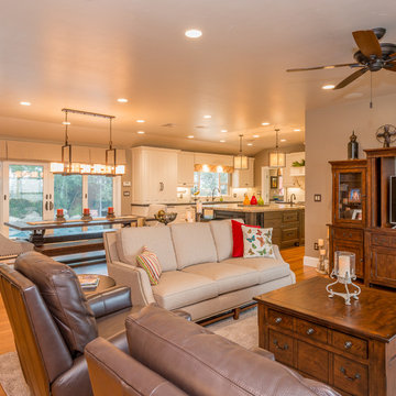 Ranch House to Transitional Style Remodel