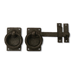 Solid Bronze Ring Latch for Doors or Gates (60-100) - Door Hardware