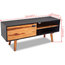 vidaXL Solid Acacia Wood TV Cabinet, 120x35x50 cm
