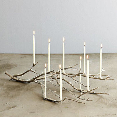 Eclectic Candleholders by West Elm