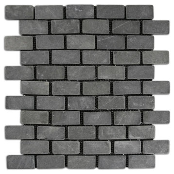 Grey Mini Stone Subway Tile