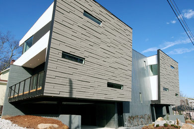 Inspiration for a modern exterior home remodel in Atlanta
