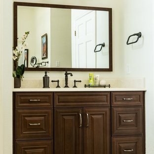 75 Beautiful Bathroom With Brown Cabinets Pictures & Ideas - May, 2020 ...