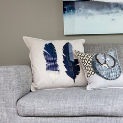 Fine Feathers Collection - Decorative Pillows