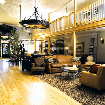 Living Room Buffalo Leather Furnishings