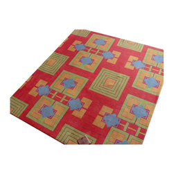 Art Deco Rug from the Arizona Biltmore by Albert Chase McArthur - Area Rugs