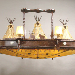 Bear Tooth Chandelier - Chandeliers