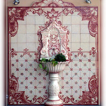 Hand painted tiles