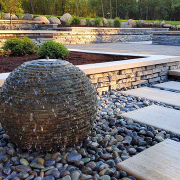 Homer Glen, IL Log Cabin - Outdoor Living Renovation