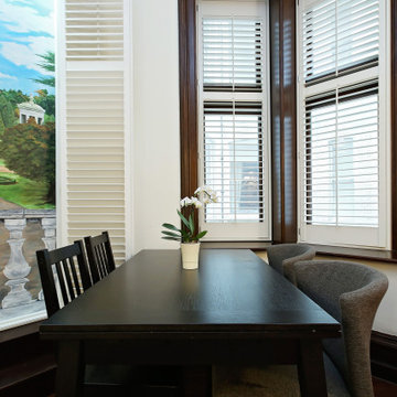 Touch of classic charm in the London dining room