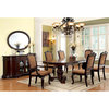 Furniture of America Ramsaran Wood Extendable Dining Table in Brown Cherry