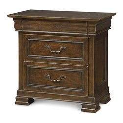 Sonoma Vintage Brown 3 Drawer Nightstand - Nightstands And Bedside Tables