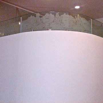 Hindu Gods Project. In progress installation photo. Looking from Living Room B