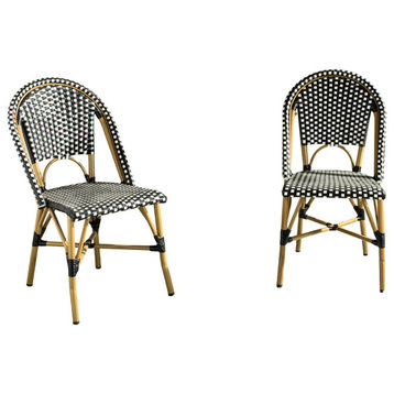 Safavieh Salcha Side Chairs, Set of 2, Black