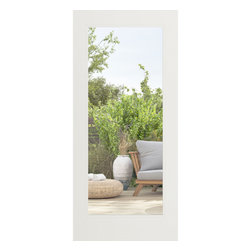 TOPA FIBERGLASS FRENCH DOOR EXTERIOR GRADE 1-LITE FULL VIEW FLUSH GLAZED WITH LOW-E GLASS (PAINTABLE) - Interior Doors