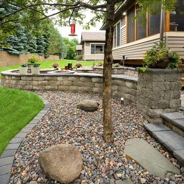 A raised patio is the ticket outdoors!