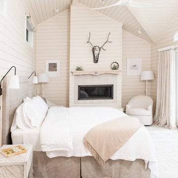 Master Bedroom Custom Shiplap and Woodworking
