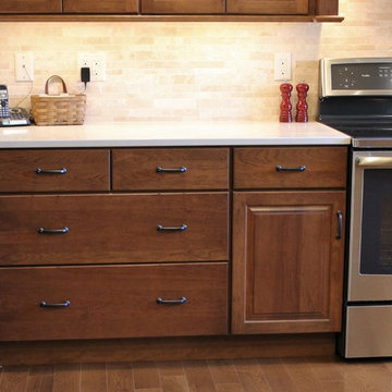 Davenport Iowa- Kitchen Remodel With Wall Removed and Large Island Installed.