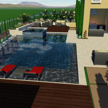Shi Residence, Irvine 3D