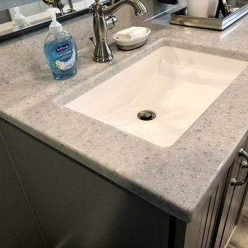 Dura Supreme Craftsman Beaded Cambria Summerhill Painted Cabinets