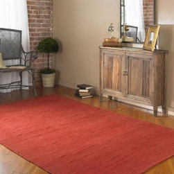 www.essentialsinside.com: aruba carmine red 8x10 rug - Rugs