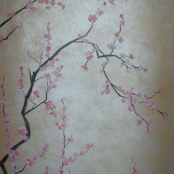 Murals in Nahant residence