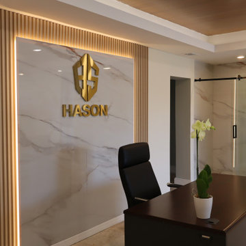 Retail Reception Backdrop