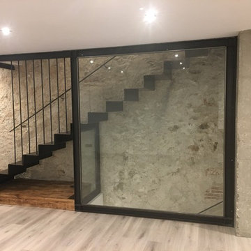 Casa entre medianeras M & I -escalera