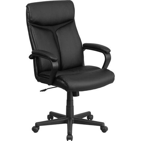 High Back Black Leather Executive Swivel Office Chair