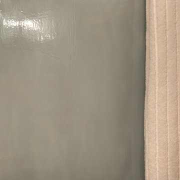 Metallic, Venetian Plaster, Wallpaper & Custom Farmhouse Cabinet Painting