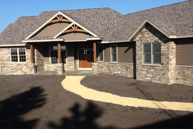 Inspiration for a timeless exterior home remodel in Other