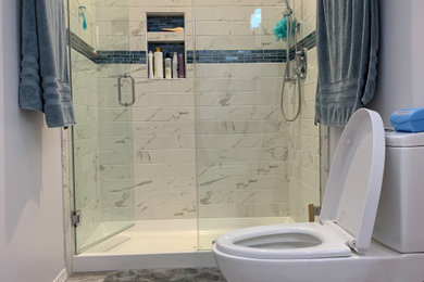 Bathroom - modern bathroom idea in Chicago