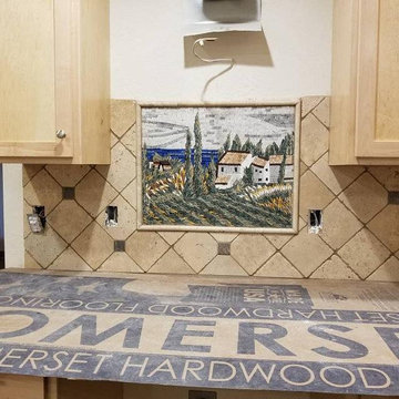 Mosaic Kitchen Backsplash, Ancient Tuscan I Mozaico