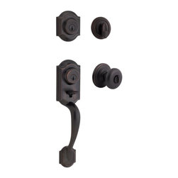 Montara Single Cylinder Venetian Bronze Handleset with Juno Entry Knob Featuring - Doorknobs