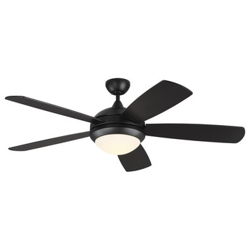 Monte Carlo Discus Smart 52" Led Ceiling Fan Midnight Black