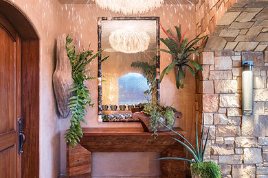 Inspiration for a transitional entryway remodel in Los Angeles