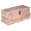 vidaXL Storage Chest Decorative Storage Box Wooden Trunk Chest Acacia Wood