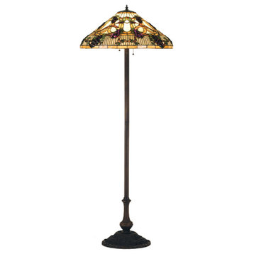 Meyda lighting 55961 64" High Jeweled Grape Floor Lamp