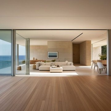 Villa Minimaliste avec Piscine et Vue sur Mer à Hyères par Daimon Design