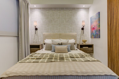 Inspiration for a transitional bedroom remodel in Austin