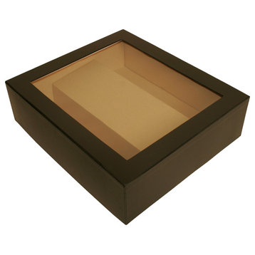 Black Paperboard Box With Single Wine Compartment