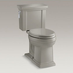 Tresham(R) Comfort Height(R) two-piece elongated 1.28 gpf toilet with AquaPiston - Toilets