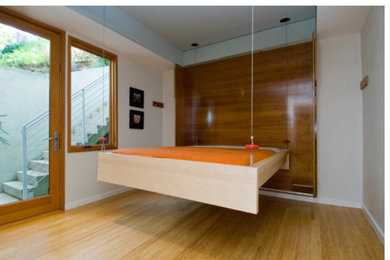 Inspiration for a contemporary guest bedroom remodel in San Francisco