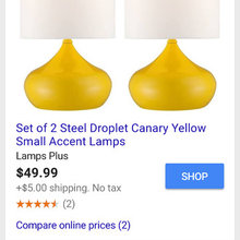 yellow accent pieces